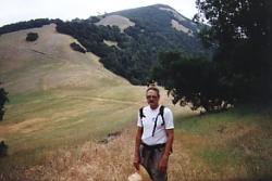 You wouldn't be smiling either if you had just encountered bulls, a rattlesnake and a whole lot of ticks.