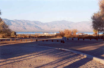 Looking west from the campground